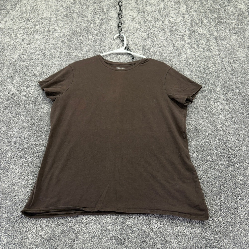 Mossimo T Shirt Womens XXL Brown Short Sleeve Casual